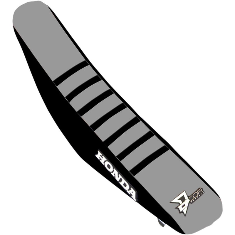 D'Cor Visuals Seat Cover - Black/Gray - CRF '17-'21 30-10-472