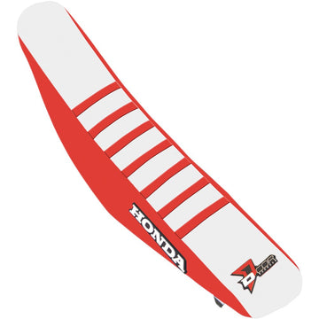 D'COR VISUALS Seat Cover - Red/White - CRF '13-'17 30-10-464