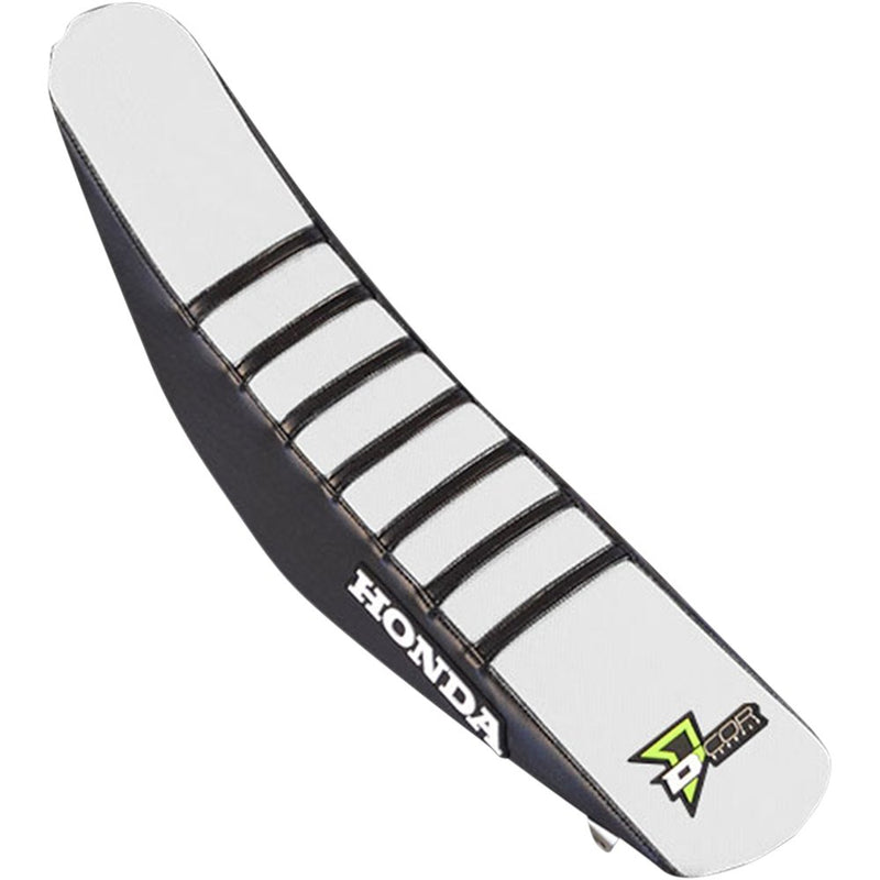 D'Cor Visuals Seat Cover - White/Black - CRF '17-'21 30-10-457
