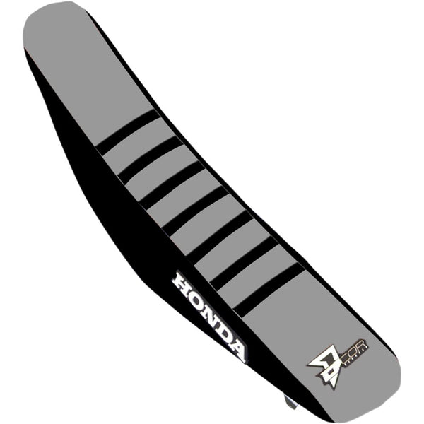 D'Cor Visuals Seat Cover - Gray/Black - CRF '13-'17 30-10-454