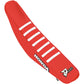 D'COR VISUALS Seat Cover - Red w/ White Ribs - CRF150R '07-'25 30-10-151