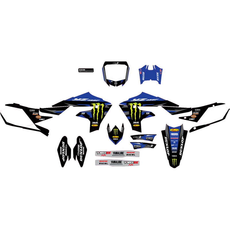 D'Cor Visuals Graphic Kit - ' 23.5/24 Monster Energy Star - YZ 450 F 20-50-604