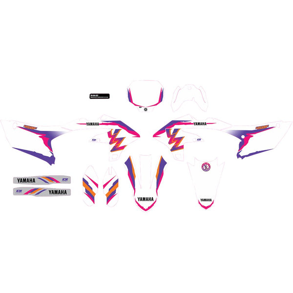 D'Cor Visuals Graphic Kit - '93 YZ Retro - YZ 450 F '23-'24 20-50-337