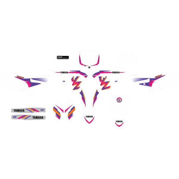 D'Cor Visuals Graphic Kit - '93 YZ Retro - YZ 450F '18-'22 20-50-336