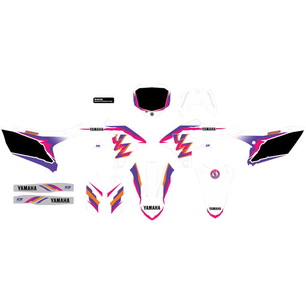D'Cor Visuals Graphic Kit - '93 YZ Retro - YZ 250 F '24-'25 20-50-335