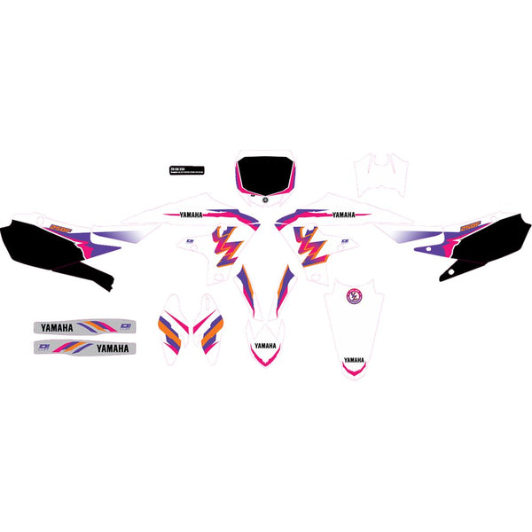 D'Cor Visuals Graphic Kit - '93 YZ Retro - YZ 250 F '19-'23 20-50-334