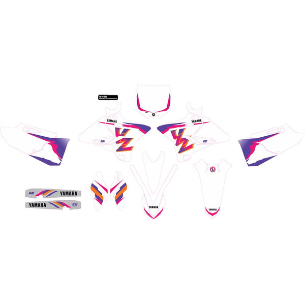 D'Cor Visuals Graphic Kit - '93 YZ Retro - YZ 125/250 '15-'21 20-50-332