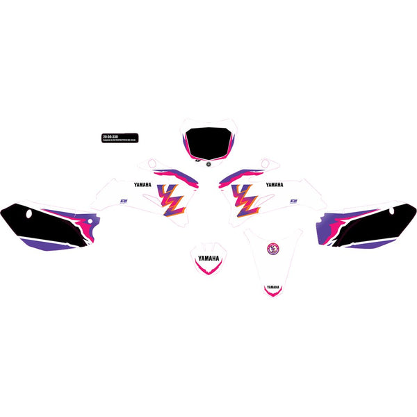 D'Cor Visuals Graphic Kit - '93 YZ Retro - YZ TTR 110 20-50-330