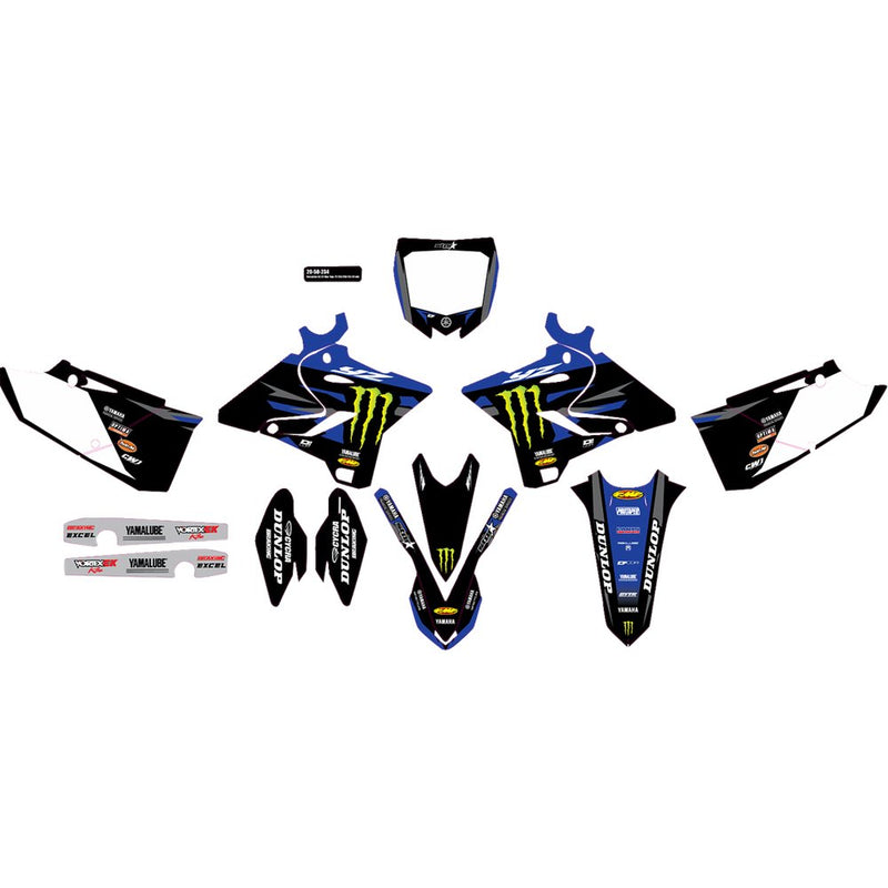 D'Cor Visuals Graphic Kit - Monster Energy Star - YZ 125/250 20-50-234