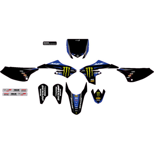D'Cor Visuals Graphic Kit - Monster Energy Star - YZ 65 20-50-074