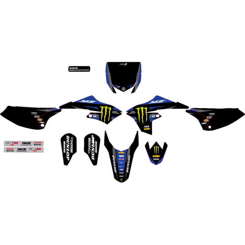 D'Cor Visuals Graphic Kit - Monster Energy Star - YZ 65 20-50-074