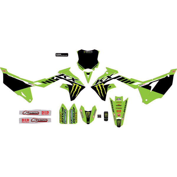 D'Cor Visuals Graphic Kit - '24 Monster Energy - KX 250 20-20-664