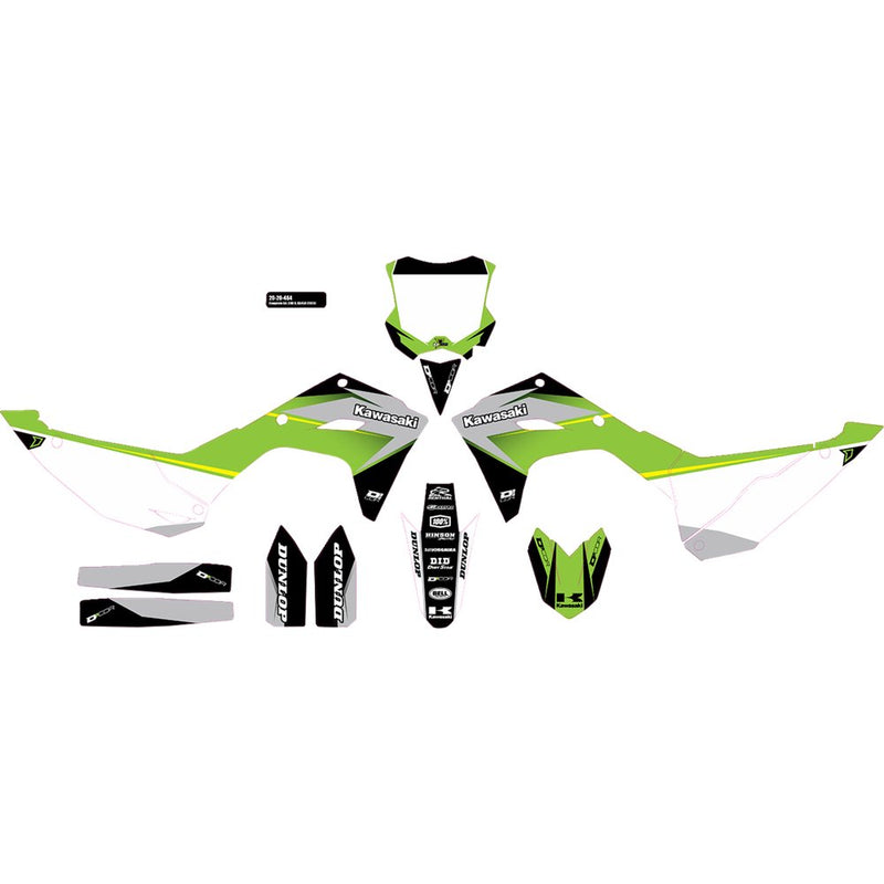 D'Cor Visuals Graphic Kit - Cor 9 Kawasaki - KX 250/450 20-20-464