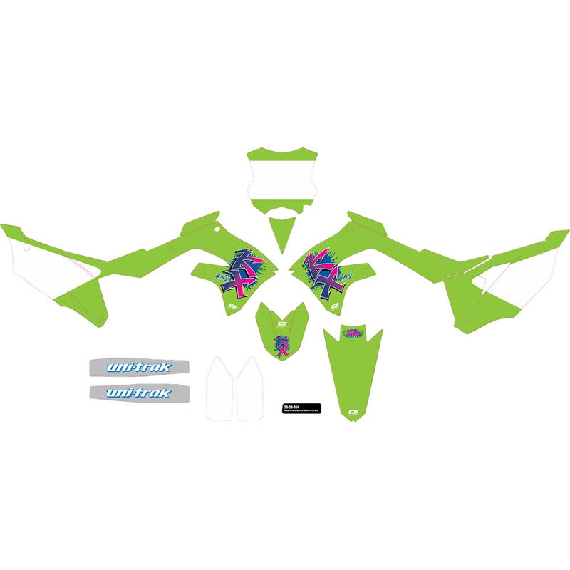 D'Cor Visuals Graphic Kit - '93 KX Retro - KX 450 '19-'23 20-20-364