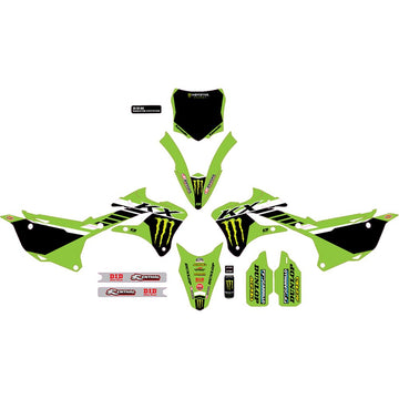 D'COR VISUALS Graphic Kit - '24 Monster Energy - Kawasaki - KX 85/112 20-20-144