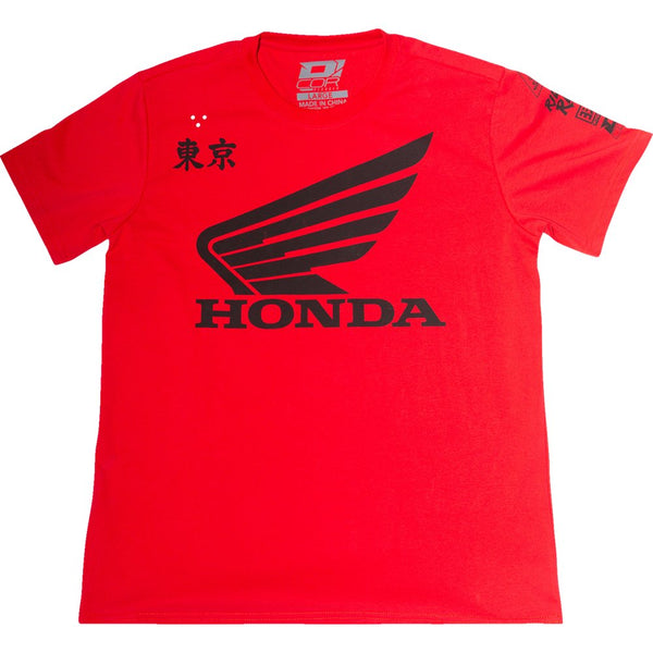 D'Cor Visuals Honda Factory T-Shirt - Red - XL 80-122-4