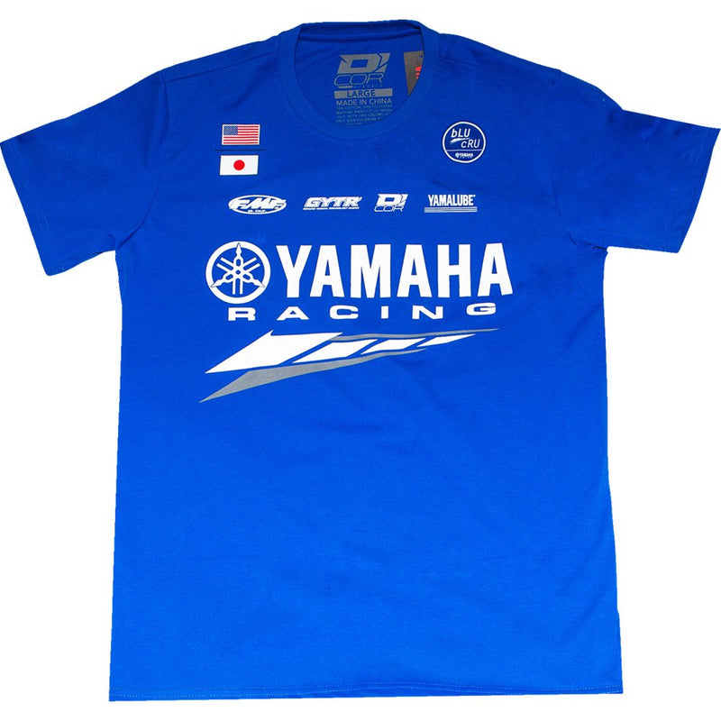 D'Cor Visuals Yamaha Factory T-Shirt - Blue - Medium 80-125-2