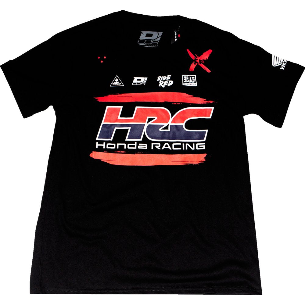 D'COR VISUALS Honda HRC T-Shirt - Black - Medium 80-124-2