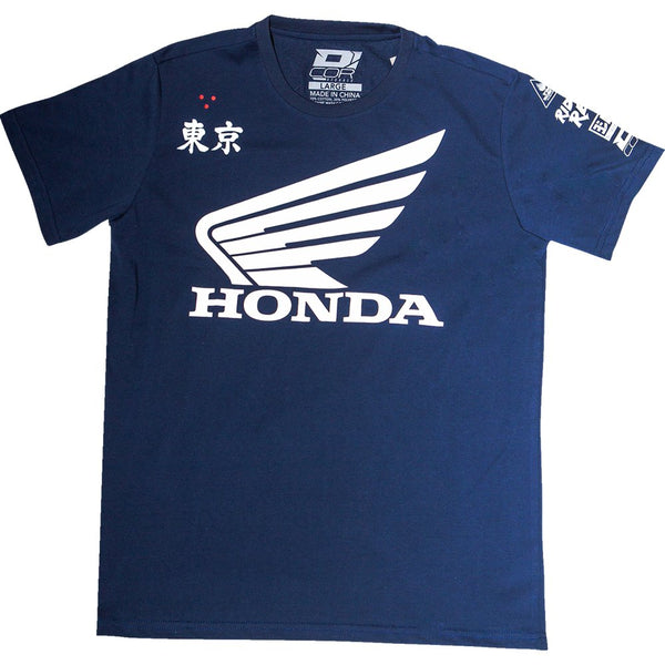 D'Cor Visuals Honda Factory T-Shirt - Navy - XL 80-123-4