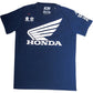D'COR VISUALS Honda Factory T-Shirt - Navy - Medium 80-123-2