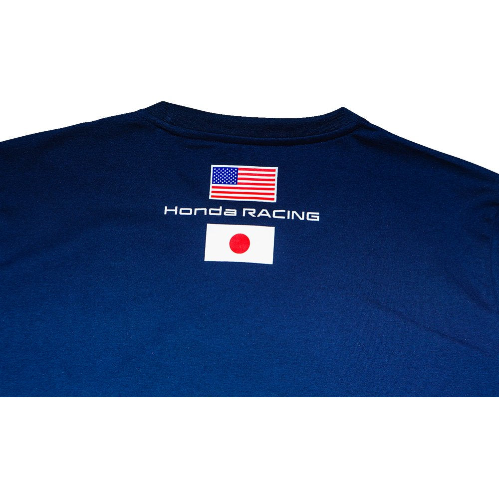 D'COR VISUALS Honda Factory T-Shirt - Navy - Medium 80-123-2
