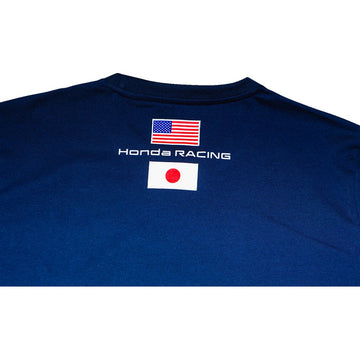 D'COR VISUALS Honda Factory T-Shirt - Navy - Medium 80-123-2