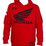 D'Cor Visuals Honda Factory Sweatshirt - Red - XL 85-208-4