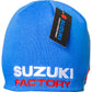 D'COR VISUALS Suzuki Factory Beanie - Blue 70-151-1