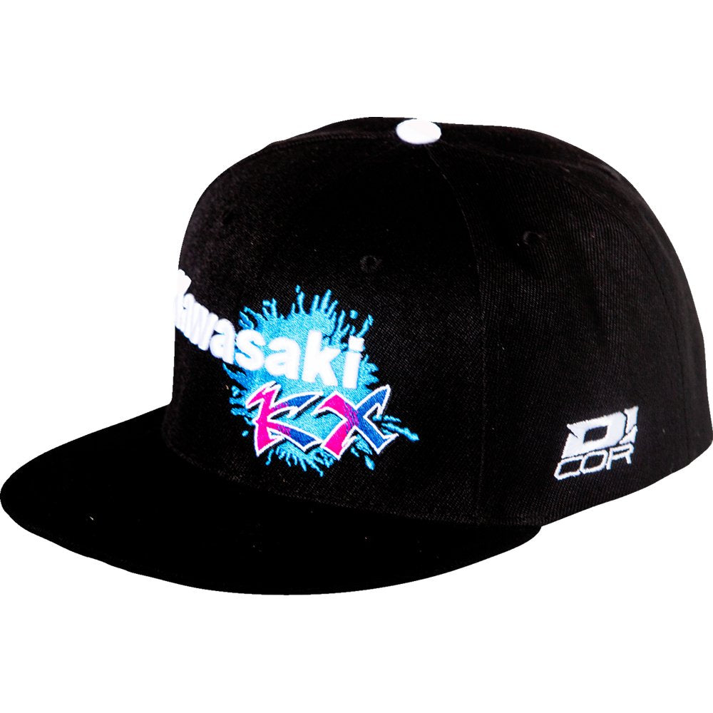 D'Cor Visuals Kawasaki Factory Hat - Black 70-147-1