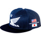 D'Cor Visuals Honda Factory Hat - Navy - One Size 70-137-1