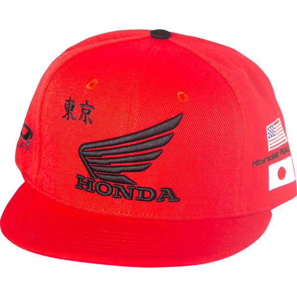 D'Cor Visuals Honda Factory Hat - Red - One Size 70-136-1