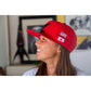 D'Cor Visuals Honda Factory Hat - Red - One Size 70-136-1
