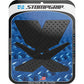 STOMPGRIP Traction Pad Tank Grips - Volcano - Black - KLR 300/SM 55-10-0089-1B