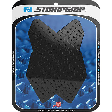 STOMPGRIP Traction Pad Tank Grips - Volcano - Black - Versys-X 300 55-10-0028-1B
