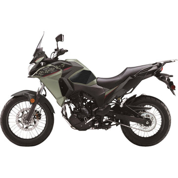 STOMPGRIP Traction Pad Tank Grips - Volcano - Black - Versys-X 300 55-10-0028-1B