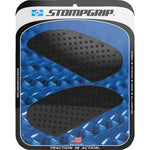 STOMPGRIP Traction Pad Tank Grips - Volcano - Black - Kawasaki | Triumph | Yamaha 50-10-0006B