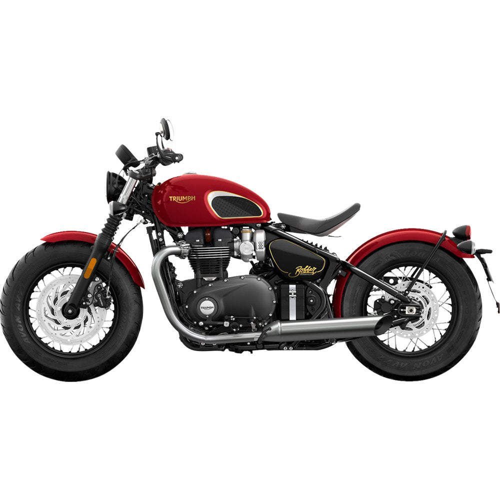 STOMPGRIP Traction Pad Tank Grips - Volcano - Black - Kawasaki | Triumph | Yamaha 50-10-0006B