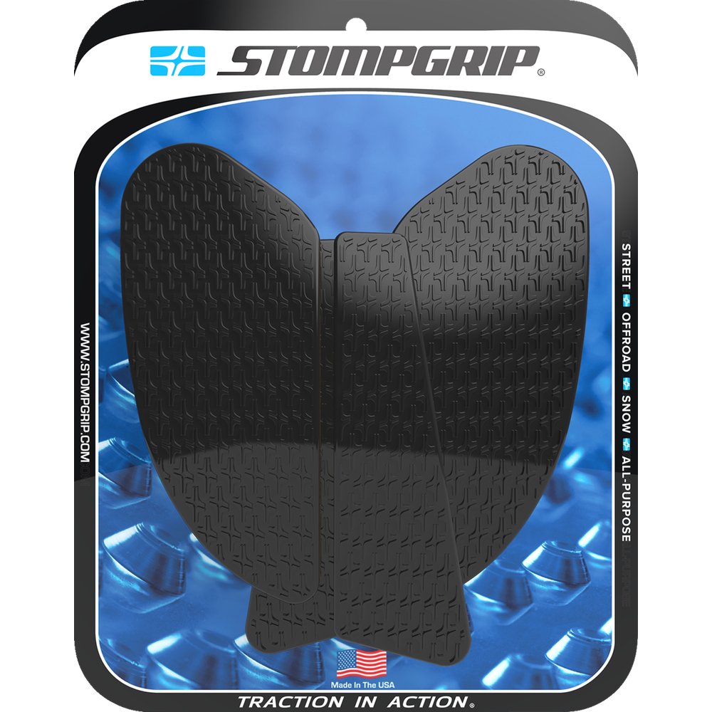 STOMPGRIP Traction Pad Tank Grips - Icon - Black - Z H2 55-14-0201B