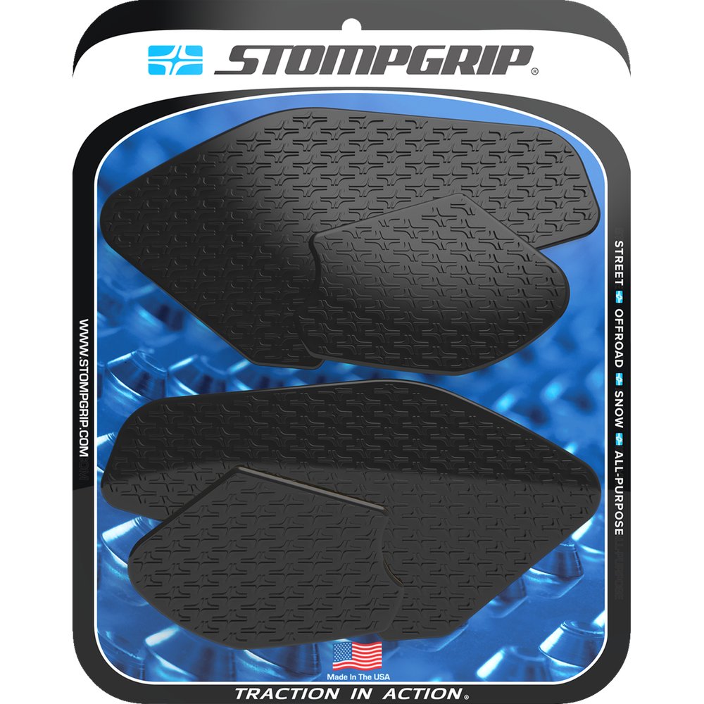 STOMPGRIP Traction Pad Tank Grips - Icon - Black - MT-07 55-14-0195B