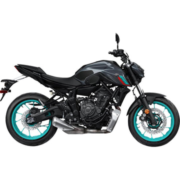 STOMPGRIP Traction Pad Tank Grips - Icon - Black - MT-07 55-14-0195B