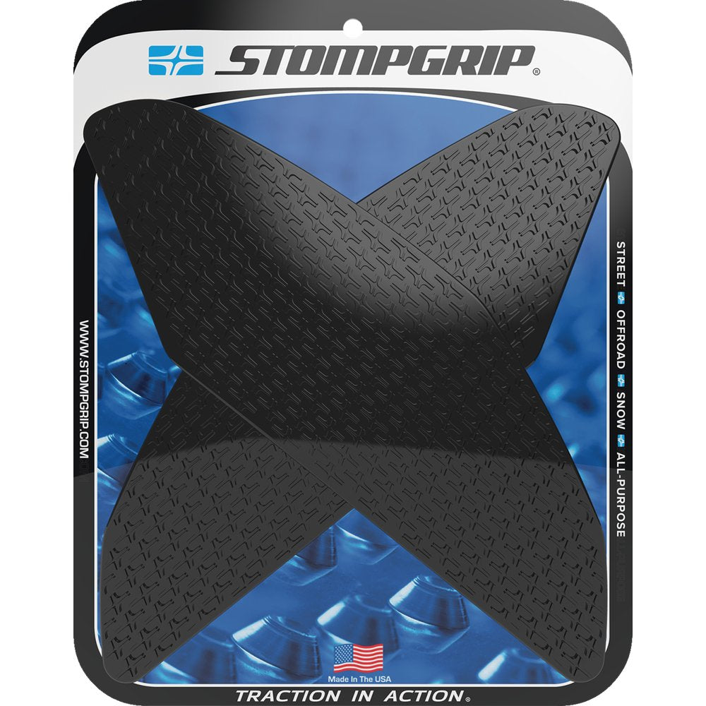 STOMPGRIP Traction Pad Tank Grips - Icon - Black - GSX-S 1000/GT 55-14-0188B