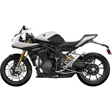 STOMPGRIP Traction Pad Tank Grips - Icon - Black - Speed Triple 1200RR/RS 55-14-0183-1B