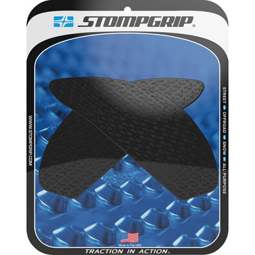 STOMPGRIP Traction Pad Tank Grips - Icon - Black - GSX 250R 55-14-0152B
