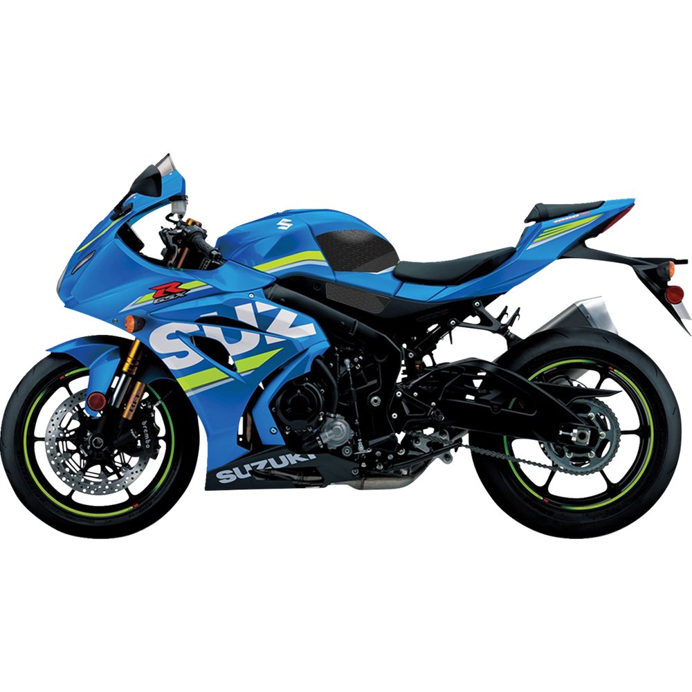 STOMPGRIP Traction Pad Tank Grips - Icon - Black - GSX-R 1000 55-14-0143B