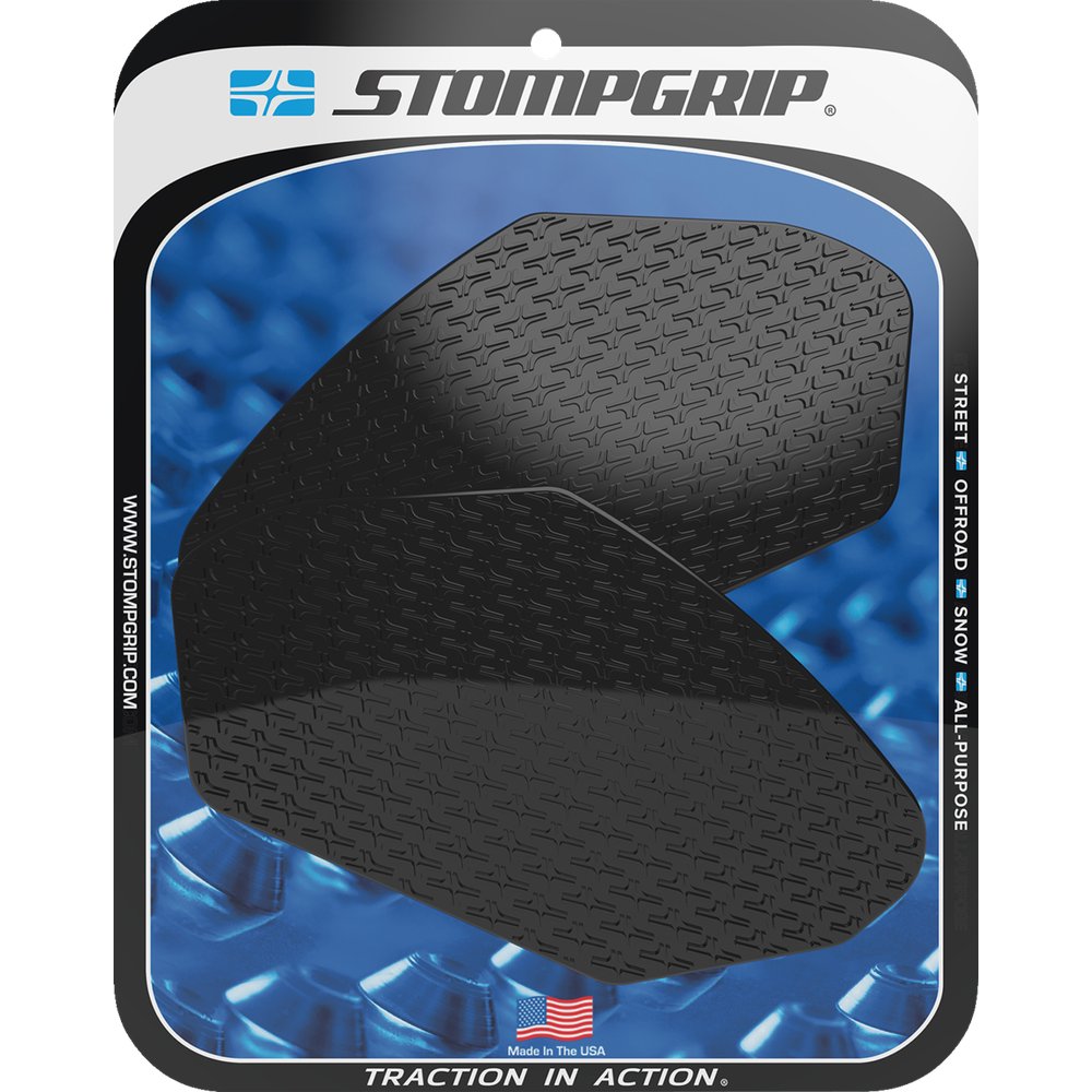 STOMPGRIP Traction Pad Tank Grips - Icon - Black - Ninja 650 | Z 400/650 55-14-0140B