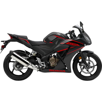 STOMPGRIP Traction Pad Tank Grips - Icon - Black - CBR 250R/300R 55-14-0100B