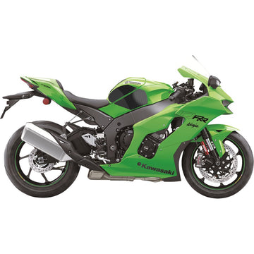 STOMPGRIP Traction Pad Tank Grips - Icon - Black - Ninja ZX-10R/ZX-14 55-14-0040B