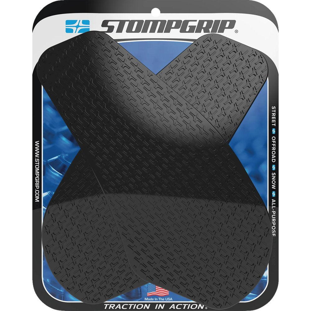 STOMPGRIP Traction Pad Tank Grips - Icon - Black - YZF-R6 55-14-0004B