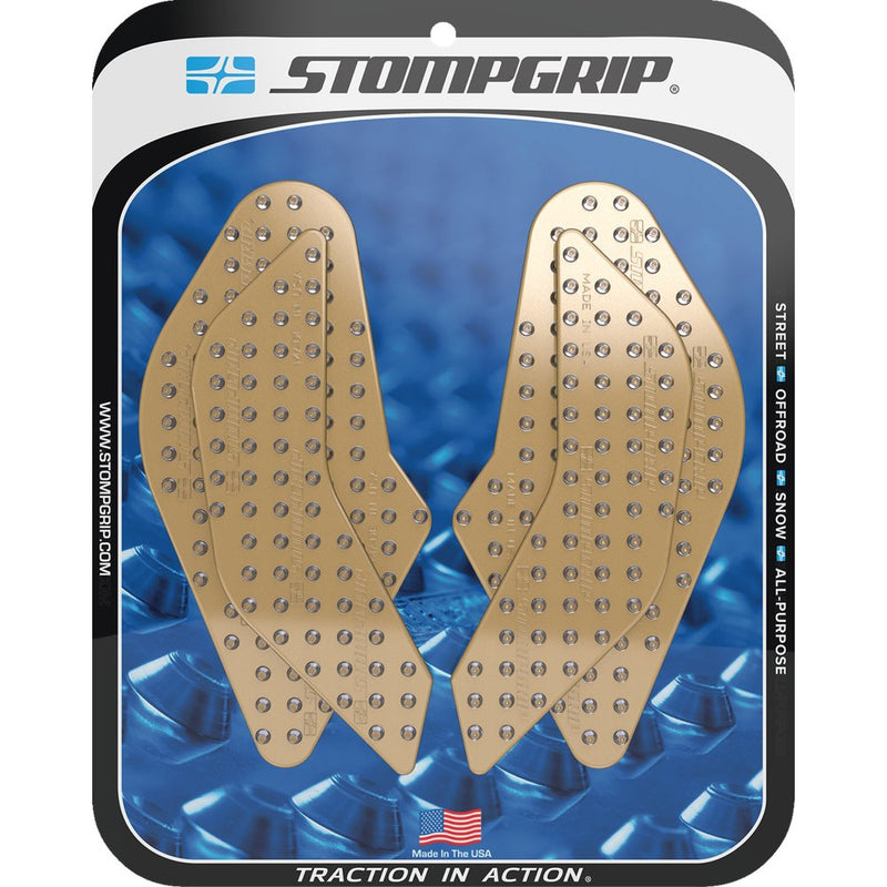 STOMPGRIP Traction Pad Tank Grips - Volcano - Clear - GSX-8R/S 55-10-0210C