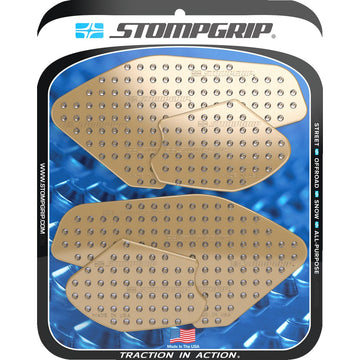 STOMPGRIP Traction Pad Tank Grips - Volcano - Clear - MT-07 55-10-0195C